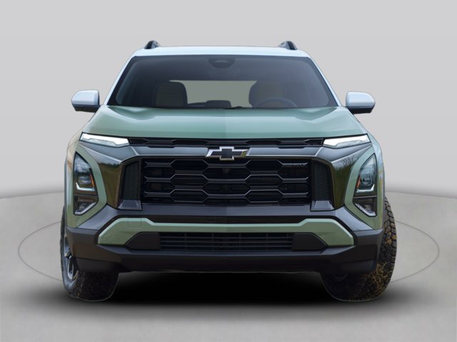 A light green Chevrolet Equinox