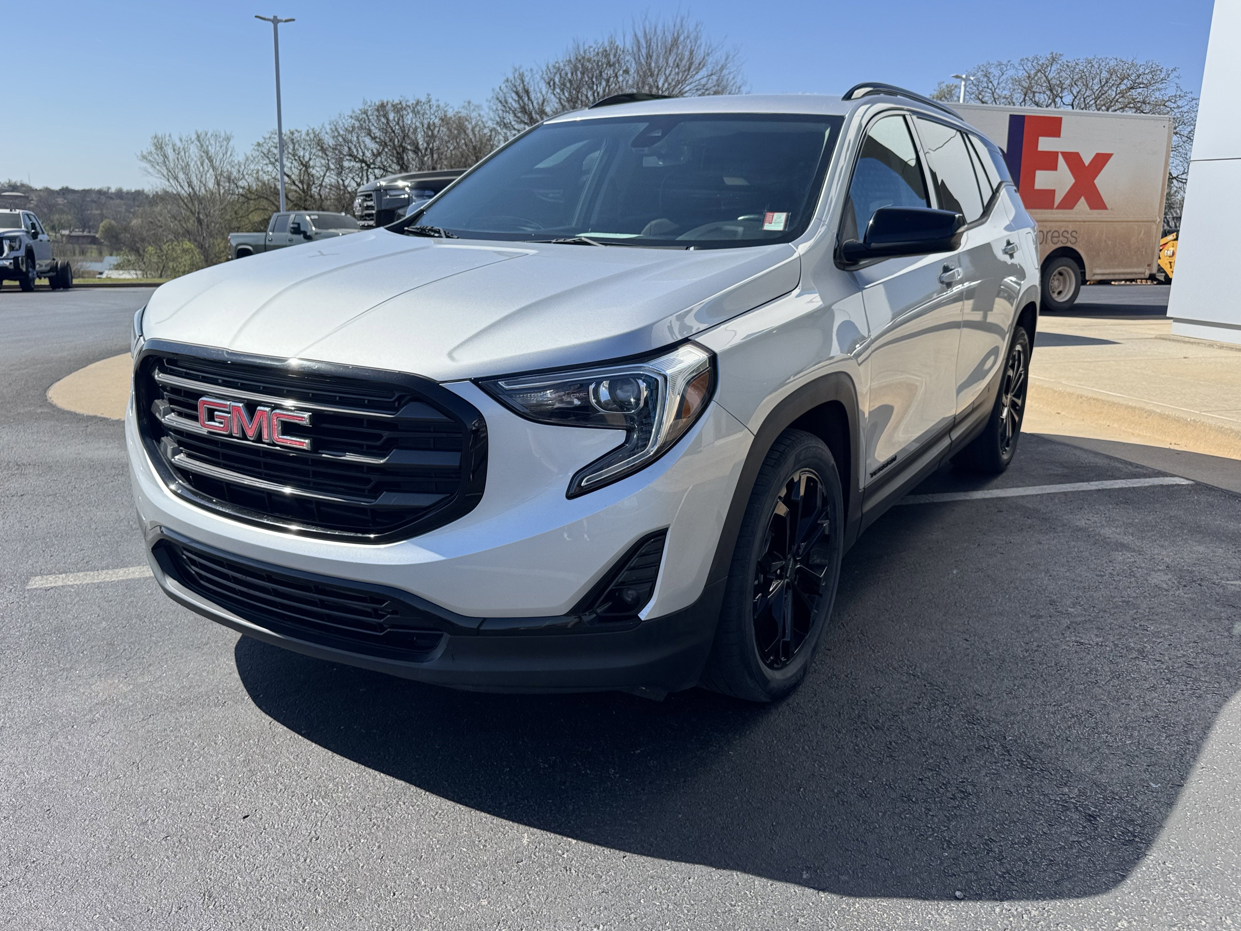 Used 2021 GMC Terrain SLT with VIN 3GKALPEV8ML351101 for sale in Chandler, OK